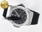 Hublot Classic Fusion Bang 42mm HBF 1:1 Best Edition Black Dial on Black Rubber Strap A2892 - Görsel 9