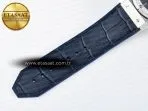Hublot Classic Fusion Bang 42mm HBF 1:1 Best Edition Blue Dial Diamonds Bezel on Blue Leather Strap A2892 - Görsel 21