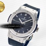 Hublot Classic Fusion Bang 42mm HBF 1:1 Best Edition Blue Dial on Blue Leather Strap A2892