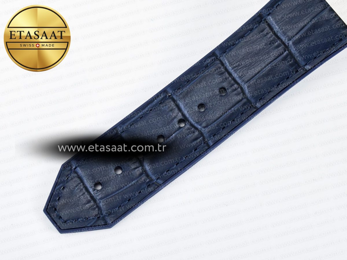 Hublot Classic Fusion Bang 42mm HBF 1:1 Best Edition Blue Dial on Blue Leather Strap A2892 - Görsel 21