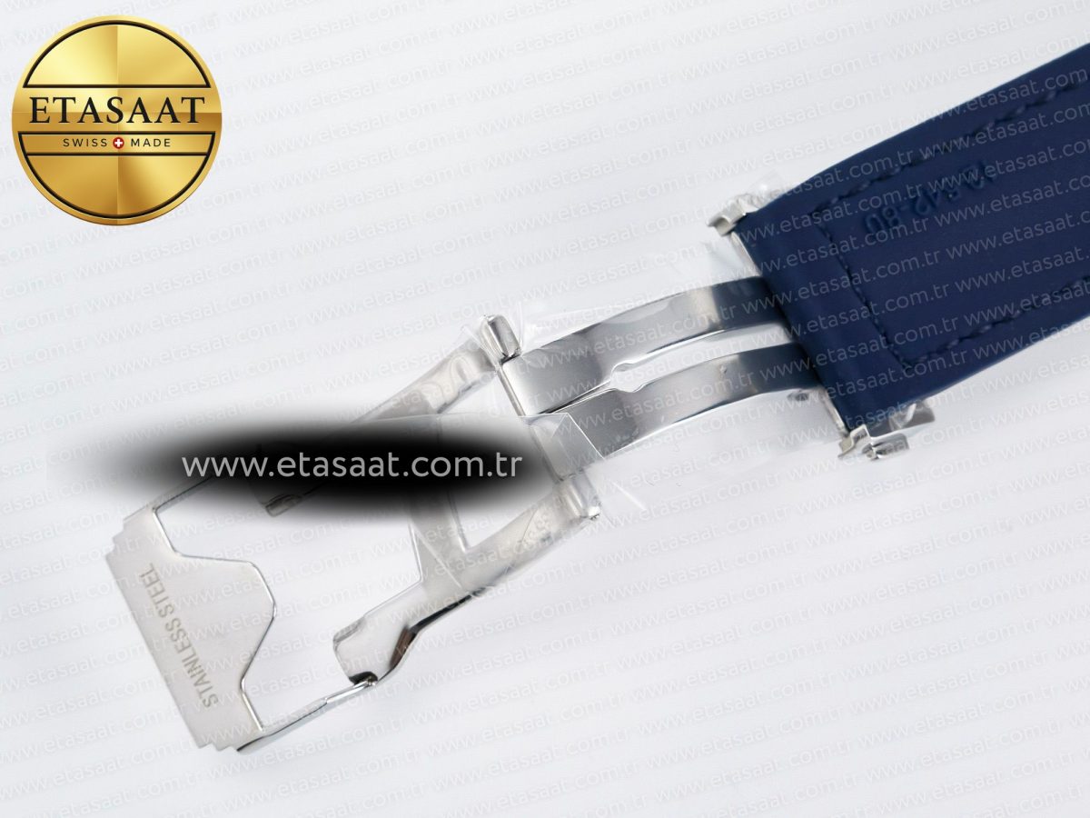 Hublot Classic Fusion Bang 42mm HBF 1:1 Best Edition Blue Dial on Blue Leather Strap A2892 - Görsel 24