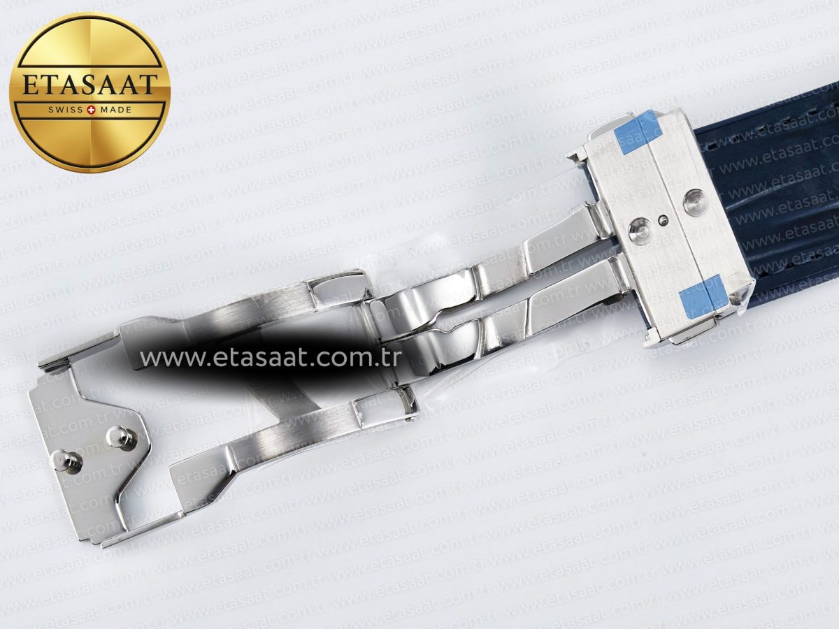 Hublot Classic Fusion Bang 42mm HBF 1:1 Best Edition Blue Dial on Blue Leather Strap A2892 - Görsel 25