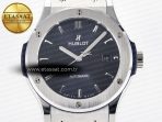 Hublot Classic Fusion Bang 42mm HBF 1:1 Best Edition Blue Dial on Blue Leather Strap A2892 - Görsel 4