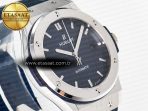 Hublot Classic Fusion Bang 42mm HBF 1:1 Best Edition Blue Dial on Blue Leather Strap A2892 - Görsel 5