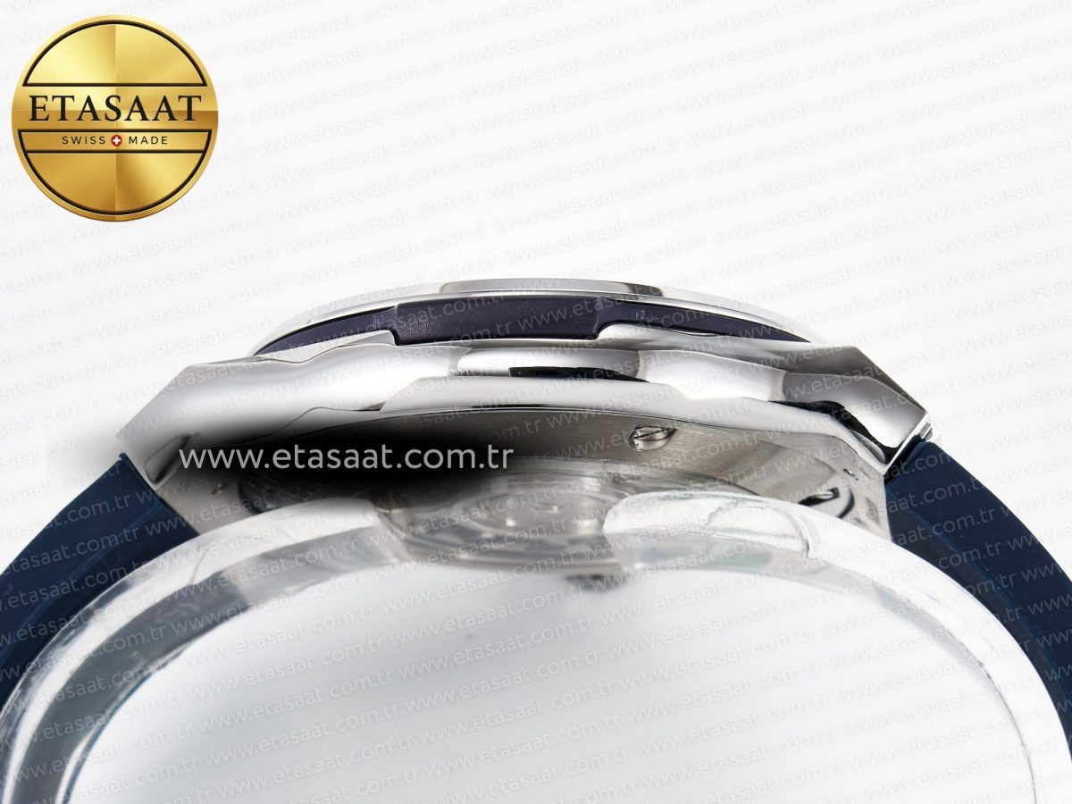 Hublot Classic Fusion Bang 42mm HBF 1:1 Best Edition Blue Dial on Blue Rubber Strap A2892 - Görsel 14