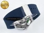 Hublot Classic Fusion Bang 42mm HBF 1:1 Best Edition Blue Dial on Blue Rubber Strap A2892 - Görsel 16