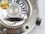 Hublot Classic Fusion Bang 42mm HBF 1:1 Best Edition Gray Dial Diamonds Bezel on Gray Rubber Strap A2892 - Görsel 20