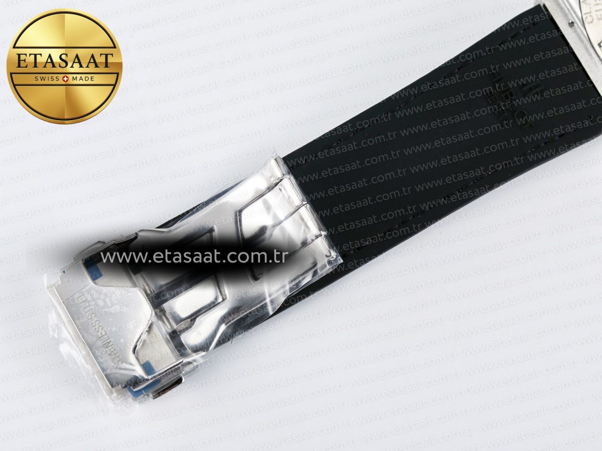 Hublot Classic Fusion Bang 42mm HBF 1:1 Best Edition Gray Dial on Gray Leather Strap A2892 - Görsel 23