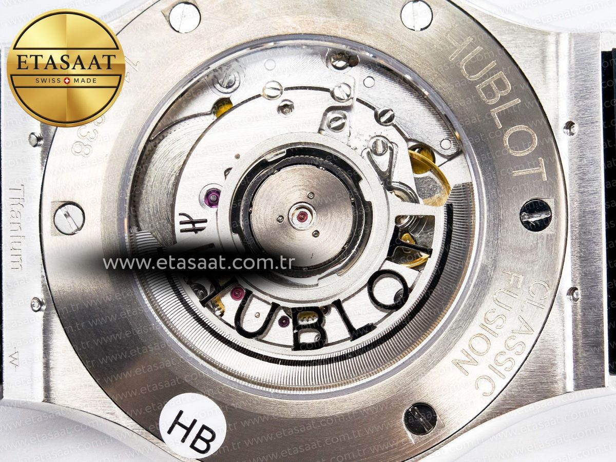 Hublot Classic Fusion Bang 42mm HBF 1:1 Best Edition Green Dial Diamonds Bezel on Green Leather Strap A2892 - Görsel 18