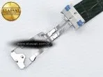 Hublot Classic Fusion Bang 42mm HBF 1:1 Best Edition Green Dial Diamonds Bezel on Green Leather Strap A2892 - Görsel 25
