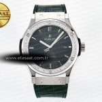 Hublot Classic Fusion Bang 42mm HBF Yeşil Kadran A2892 Eta Saat - Görsel 3 - 1:1 Süper Klon Saat