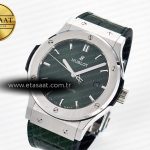Hublot Classic Fusion Bang 42mm HBF 1:1 Best Edition Green Dial on Green Leather Strap A2892