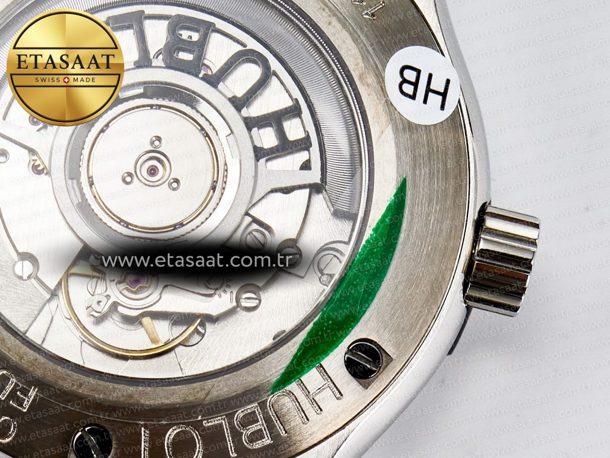 Hublot Classic Fusion Bang 42mm HBF 1:1 Best Edition Green Dial on Green Leather Strap A2892 - Görsel 20