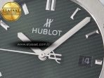 Hublot Classic Fusion Bang 42mm HBF 1:1 Best Edition Green Dial on Green Rubber Strap A2892 - Görsel 10