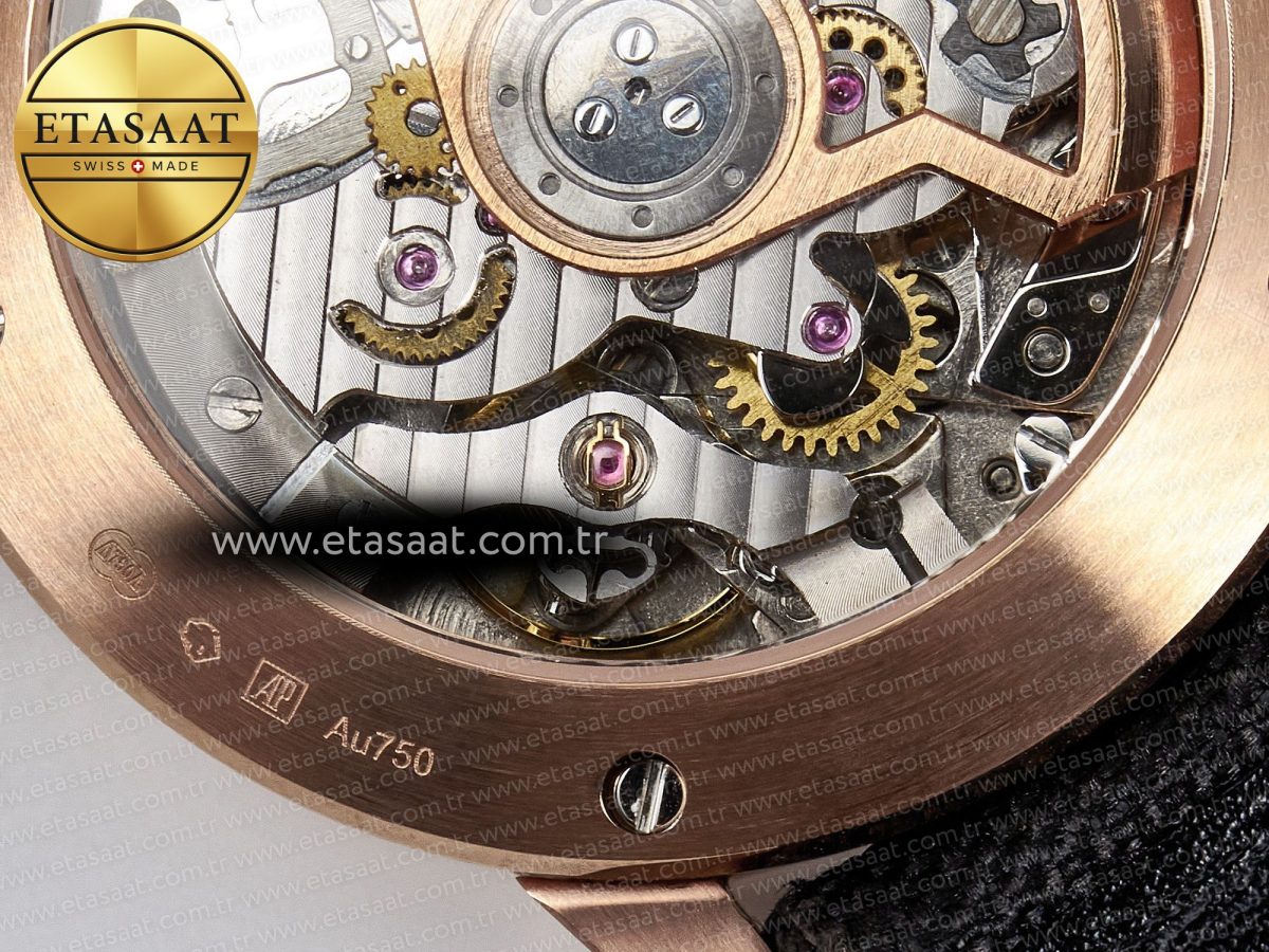 Audemars Piguet Code 11.59 Chrono 26393 RG APPF Best Edition Gray Dial on Black Nylon Strap A4401 - Görsel 22