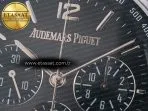 Audemars Piguet Code 11.59 Chrono 26393 SS APPF Best Edition Gray/RG Dial on Black Nylon Strap A4401 - Görsel 11