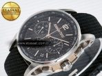 Audemars Piguet Code 11.59 Chrono 26393 SS APPF Best Edition Gray/RG Dial on Black Nylon Strap A4401 - Görsel 6