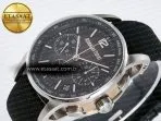 Audemars Piguet Code 11.59 Chrono 26393 SS APPF Best Edition Gray/RG Dial on Black Nylon Strap A4401 - Görsel 6