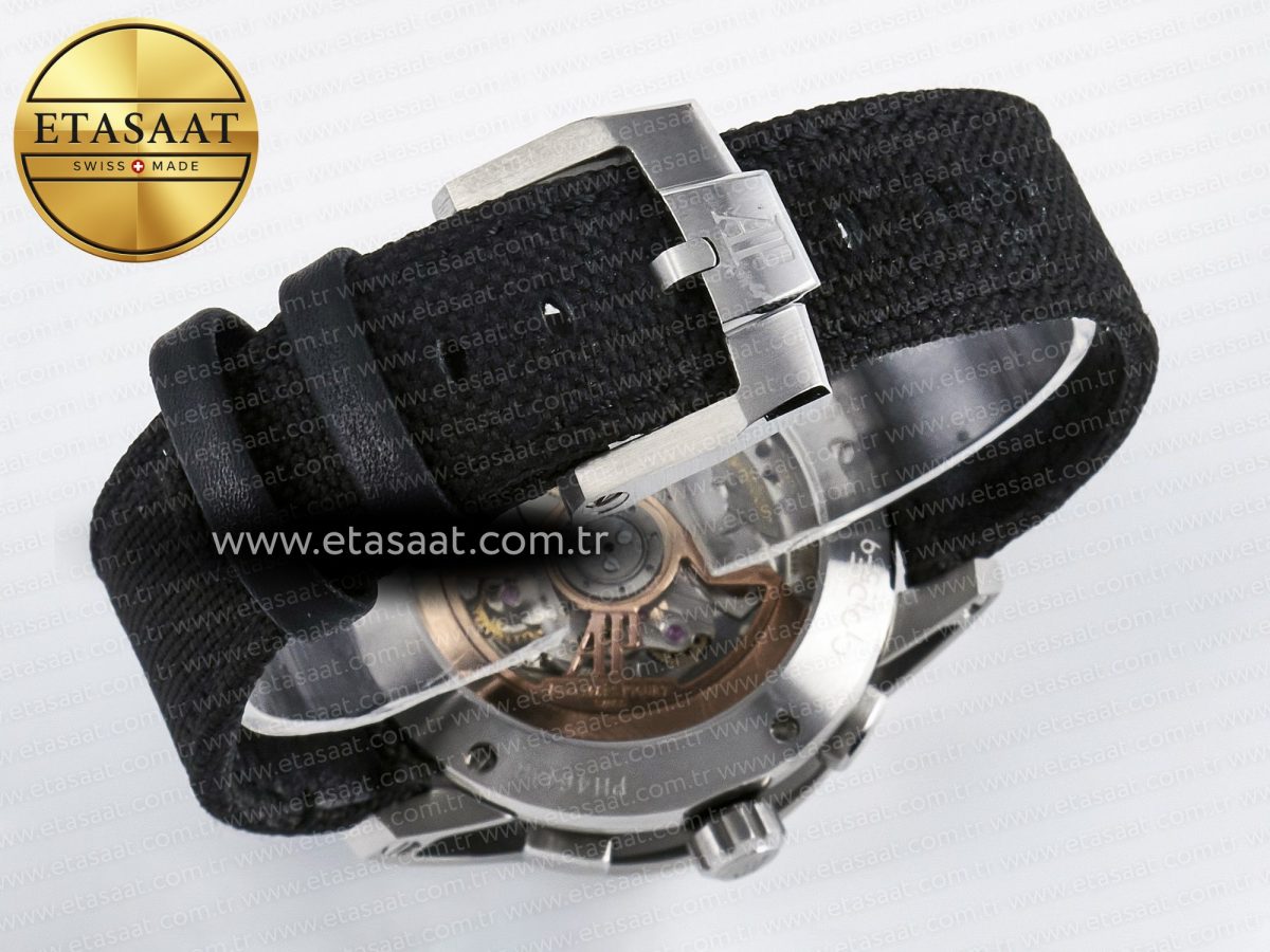 Audemars Piguet Code 11.59 Chrono 26393 SS APPF Best Edition Gray/SS Dial on Black Nylon Strap A4401 - Görsel 17