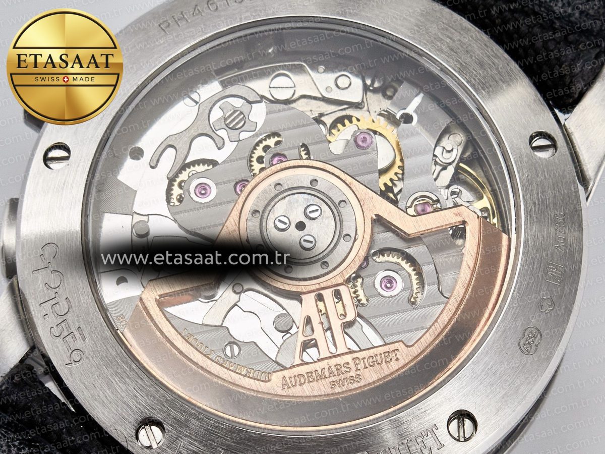 Audemars Piguet Code 11.59 Chrono 26393 SS APPF Best Edition Gray/SS Dial on Black Nylon Strap A4401 - Görsel 19