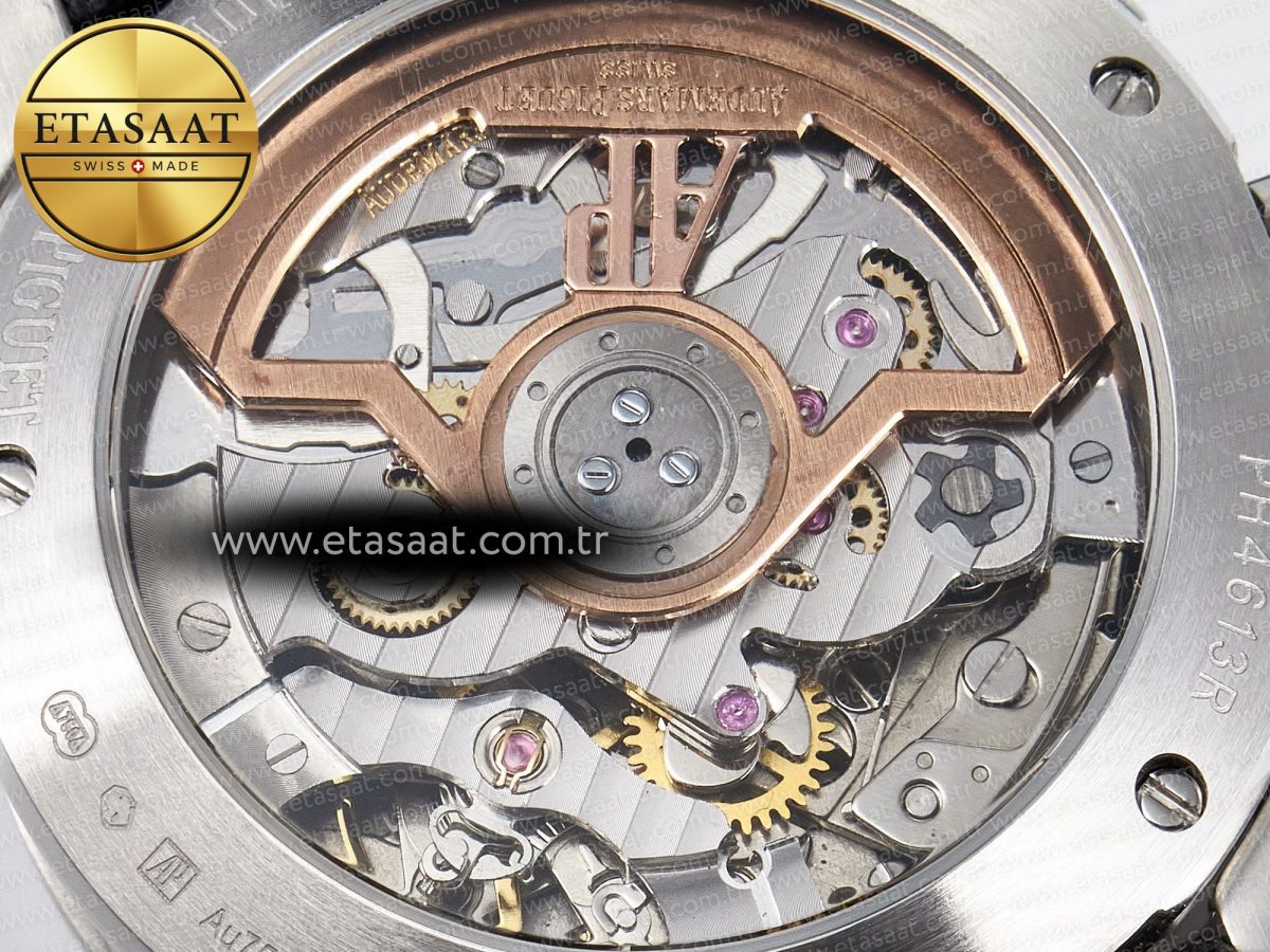 Audemars Piguet Code 11.59 Chrono 26393 SS APPF Best Edition Gray/SS Dial on Black Nylon Strap A4401 - Görsel 21