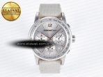 Audemars Piguet Code 11.59 Chrono 26393 SS APPF Best Edition Silver Dial on White Nylon Strap A4401 - Görsel 3