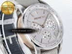 Audemars Piguet Code 11.59 Chrono 26393 SS APPF Best Edition Silver Dial on White Nylon Strap A4401 - Görsel 5