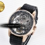 Audemars Piguet CODE 11.59 Tourbillon 26600 RG APPF Best Edition Black Dial on Black Leather Strap A2948