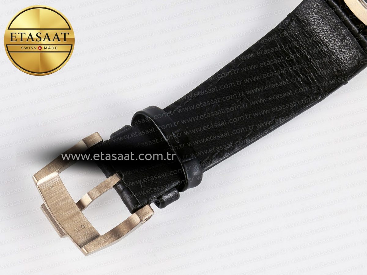 Audemars Piguet CODE 11.59 Tourbillon 26600 RG APPF Best Edition Black Dial on Black Leather Strap A2948 - Görsel 21