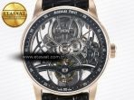 Audemars Piguet CODE 11.59 Tourbillon 26600 RG APPF Best Edition Black Dial on Black Leather Strap A2948 - Görsel 4