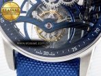 Audemars Piguet CODE 11.59 Tourbillon 26600 SS APPF Best Edition Blue Dial on Blue Nylon Strap A2948 - Görsel 12