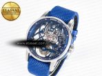 Audemars Piguet CODE 11.59 Tourbillon 26600 SS APPF Best Edition Blue Dial on Blue Nylon Strap A2948 - Görsel 2