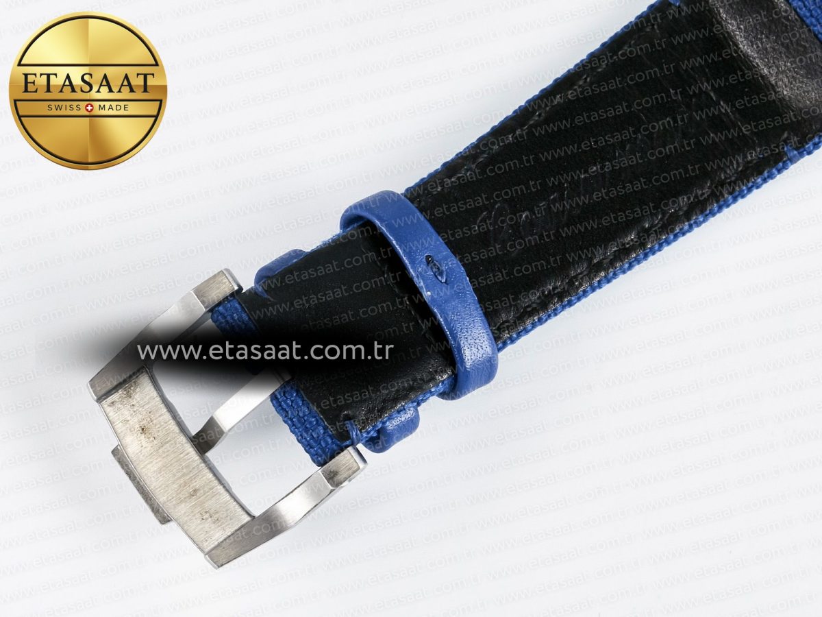 Audemars Piguet CODE 11.59 Tourbillon 26600 SS APPF Best Edition Blue Dial on Blue Nylon Strap A2948 - Görsel 22