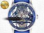 Audemars Piguet CODE 11.59 Tourbillon 26600 SS APPF Best Edition Blue Dial on Blue Nylon Strap A2948 - Görsel 4