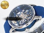 Audemars Piguet CODE 11.59 Tourbillon 26600 SS APPF Best Edition Blue Dial on Blue Nylon Strap A2948 - Görsel 6