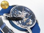 Audemars Piguet CODE 11.59 Tourbillon 26600 SS APPF Best Edition Blue Dial on Blue Nylon Strap A2948 - Görsel 7