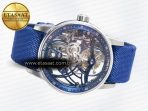 Audemars Piguet CODE 11.59 Tourbillon 26600 SS APPF Best Edition Blue Dial on Blue Nylon Strap A2948 - Görsel 9