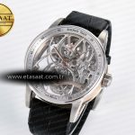 Audemars Piguet CODE 11.59 Tourbillon 26600 SS APPF Best Edition White Dial on Black Leather Strap A2948