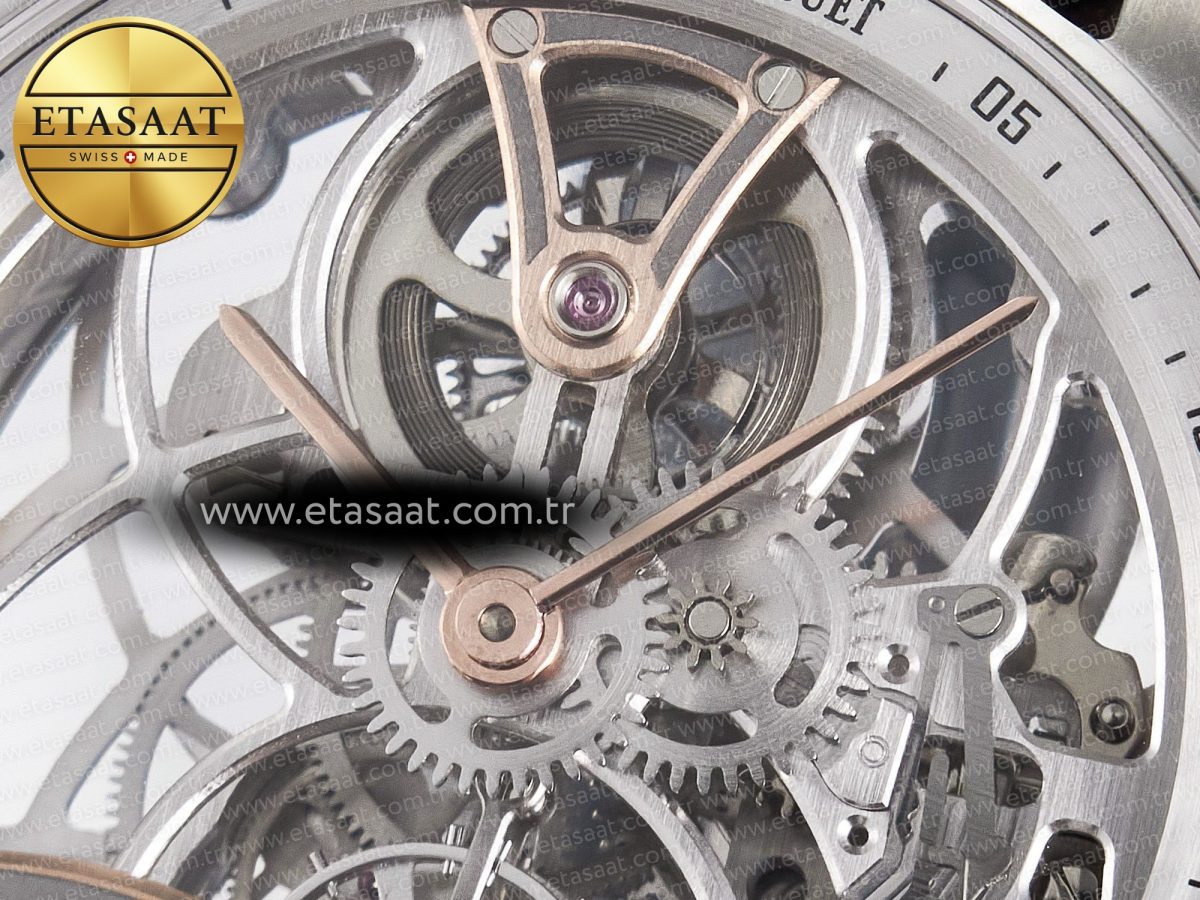 Audemars Piguet CODE 11.59 Tourbillon 26600 SS APPF Best Edition White Dial on Black Leather Strap A2948 - Görsel 10