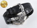 Audemars Piguet CODE 11.59 Tourbillon 26600 SS APPF Best Edition White Dial on Black Leather Strap A2948 - Görsel 16