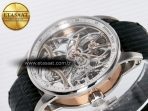 Audemars Piguet CODE 11.59 Tourbillon 26600 SS APPF Best Edition White Dial on Black Leather Strap A2948 - Görsel 6