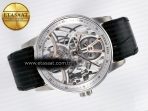 Audemars Piguet CODE 11.59 Tourbillon 26600 SS APPF Best Edition White Dial on Black Leather Strap A2948 - Görsel 8
