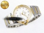 Omega CONSTELLATION WHITE DIAMONDS DIAL ON SS/YG A8800 - Görsel 6