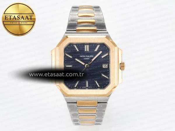 Patek Philippe Cubitus 5821 Mavi Kadran A330 Eta Saat - 1:1 Süper Klon Replika Saat