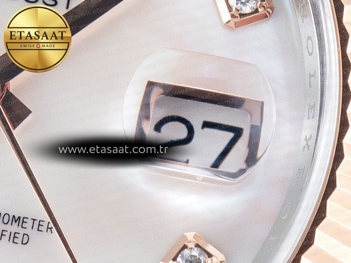 Rolex Datejust 126331 41mm 904L SS/RG Clean 1:1 Best Edition MOP Diamond Dial on Jubilee Bracelet VR3235 - Görsel 11