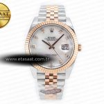 Rolex Datejust 126331 41mm Rg Clean Sedef Pırlantalı VR3235 Eta Saat - Görsel 3 - 1:1 Süper Klon Saat