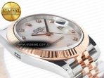 Rolex Datejust 126331 41mm 904L SS/RG Clean 1:1 Best Edition MOP Diamond Dial on Jubilee Bracelet VR3235 - Görsel 7