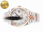Rolex Datejust 126331 41mm 904L SS/RG Clean 1:1 Best Edition MOP Diamond Dial on Jubilee Bracelet VR3235 - Görsel 9