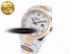 Rolex Datejust 126331 41mm 904L SS/RG Clean 1:1 Best Edition MOP Diamond Dial on Oyster Bracelet VR3235