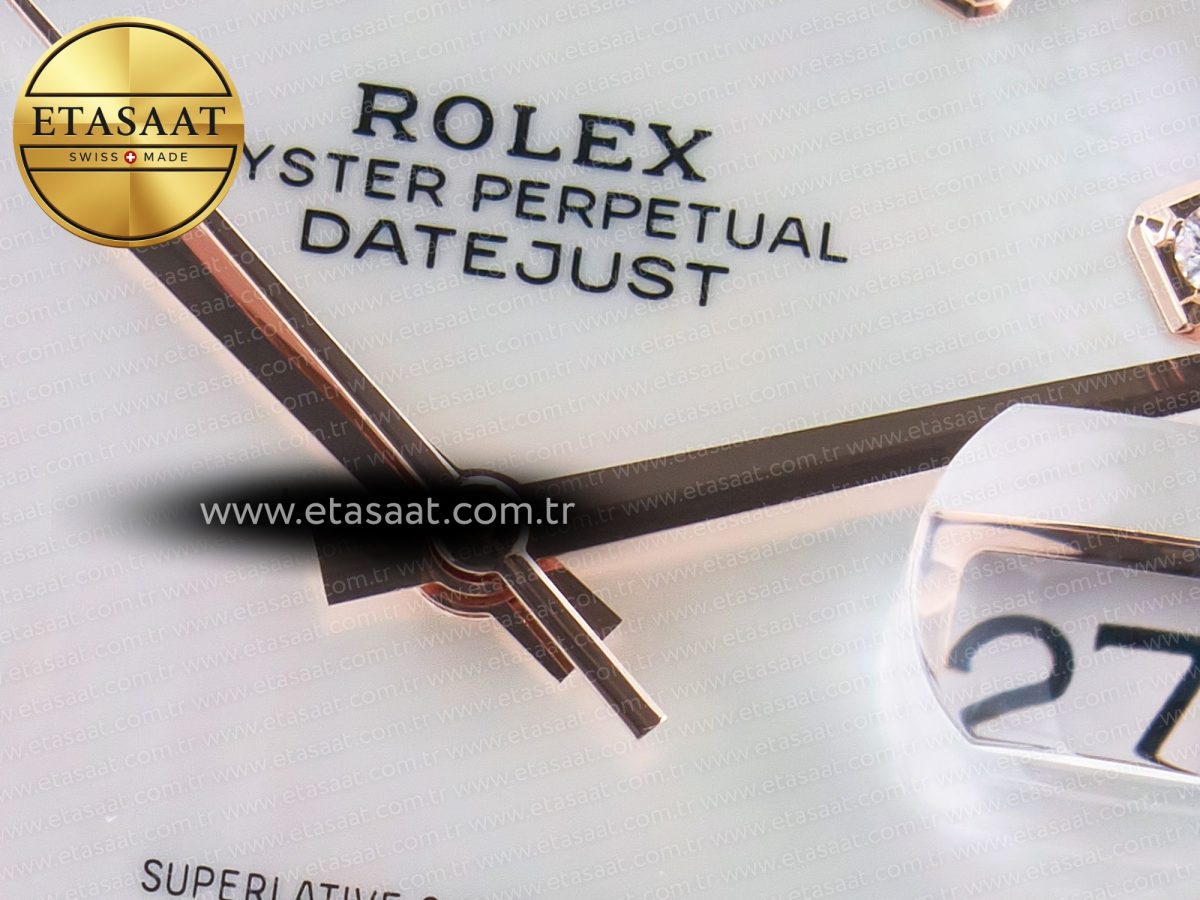 Rolex Datejust 126331 41mm 904L SS/RG Clean 1:1 Best Edition MOP Diamond Dial on Oyster Bracelet VR3235 - Görsel 10